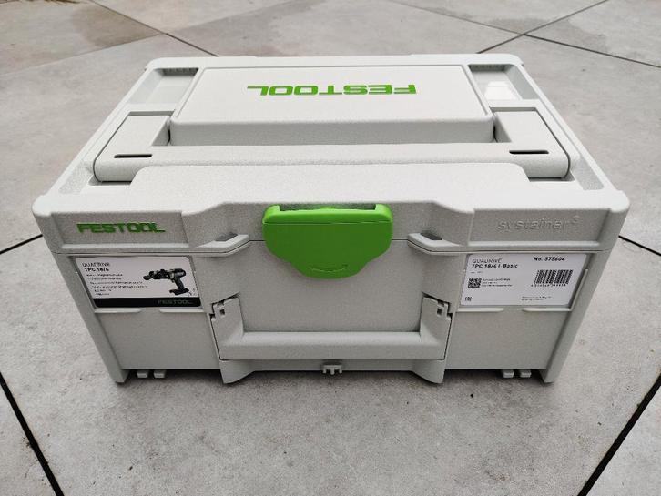 Festool systainer³ SYS3 M 187 van boormachine TPC/TDC 18/4, Doe-het-zelf en Verbouw, Gereedschap | Machine-onderdelen en Toebehoren
