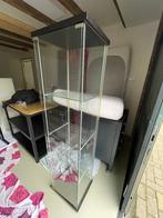 IKEA detolf glazen vitrinekast 43x37x163cm, Huis en Inrichting, Ophalen, Minder dan 50 cm, Glas, 150 tot 200 cm