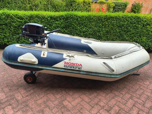 Tohatsu 5pk + Honda Marine 270 + accessories, Watersport en Boten, Rubberboten, Gebruikt, Overige merken, Airdeck, Minder dan 70 pk