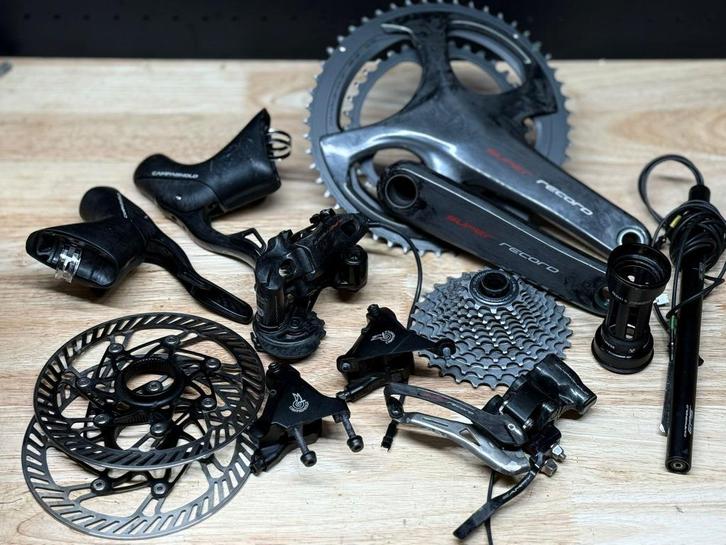 Campagnolo Super Record EPS 12-speed groepset, Fietsen en Brommers, Fietsonderdelen, Gebruikt, Racefiets, Derailleur of Ketting