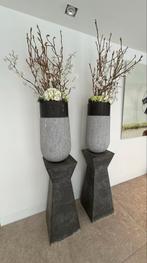 Stijlvolle decoratieve vazen met bloemstukken, Ophalen, Zo goed als nieuw