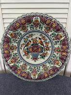Groot Delfts polychrome wandbord, Ophalen of Verzenden