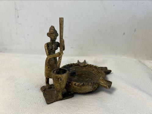 Te Koop : Antiek Bronzen Beeldje Afrika Brons Beeld, Antiek en Kunst, Antiek | Koper en Brons, Brons, Ophalen of Verzenden