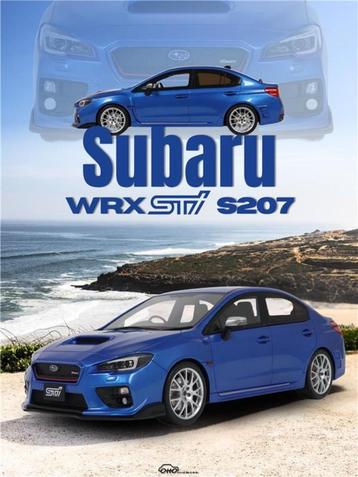Aankondiging Oktober Ottomobile Subaru WRX STI 207 1:18 beschikbaar voor biedingen