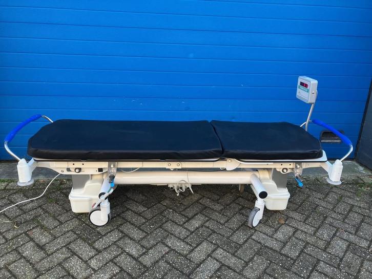Onderzoeksbank elektrisch brancardwagen + weeginrichting, Diversen, Braces, Gebruikt, Ophalen of Verzenden
