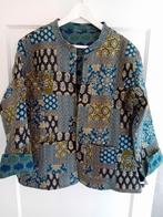 Handgemaakt patchwork print jasje, 2 zijdig draagbaar, Kleding | Dames, Ophalen of Verzenden, Zo goed als nieuw, Maat 46/48 (XL) of groter