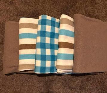 5 Fleece Dekens - 105x150cm beschikbaar voor biedingen