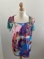 All Together maat M kleurrijke top shirt 2235