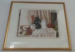 Schilderij achter glas keuken o.a. koffiepot; modern € 45,-, Ophalen