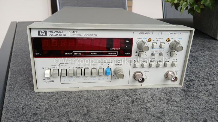 HP 5316B Universal counter 100MHz, Doe-het-zelf en Verbouw, Meetapparatuur, Gebruikt, Overige meters, Ophalen of Verzenden