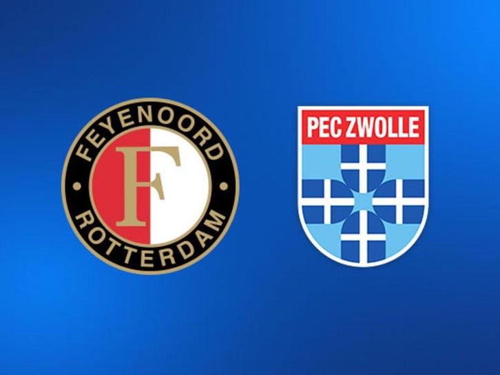 3x Feyenoord PEC Zwolle, Tickets en Kaartjes, Sport | Voetbal, Drie personen of meer, December