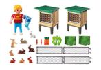 Playmobil - Konijnenhok met buitenren (6140), Ophalen of Verzenden, Zo goed als nieuw
