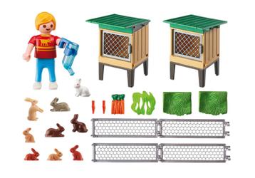 Playmobil - Konijnenhok met buitenren (6140) beschikbaar voor biedingen