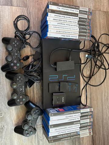 PlayStation 2 met spelletjes en meer. beschikbaar voor biedingen