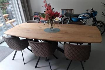 Deens Ovaal Eettafel -220x110cm Massief Eiken  - UITVERKOOP  beschikbaar voor biedingen