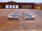6 metalen messenleggers, letan remy, Ophalen of Verzenden