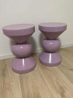 2x Bijzettafel. Tafel. Tafeltje. Bijzet tafel. Rond. Diabolo, Huis en Inrichting, Ophalen, Zo goed als nieuw, Rond