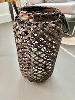 Windlicht | Lantaarn | Kandelaar | Gevlochten | Rotan, Ophalen, Gebruikt, 25 tot 50 cm, Bruin