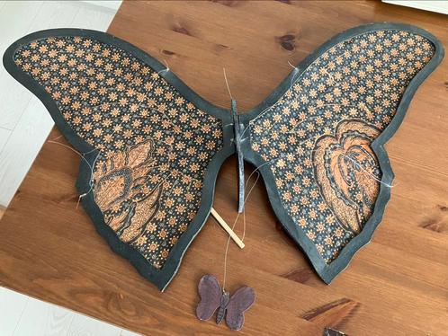 Vlindermobile, beweegbare vlinder, Huis en Inrichting, Woonaccessoires | Wanddecoraties, Gebruikt, Ophalen of Verzenden