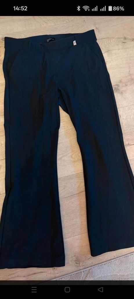 Studio Anneloes Travelstof Broek Donkerblauw XXL, Kleding | Dames, Broeken en Pantalons, Gedragen, Maat 46/48 (XL) of groter, Blauw
