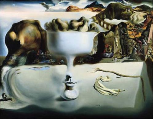Salvador Dali(1904)Lithogr"Apparition of Face and Fruit" Ges, Antiek en Kunst, Kunst | Litho's en Zeefdrukken, Ophalen of Verzenden