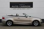 BMW 1-serie Cabrio 128i Automaat 234PK M-pakket Airco Leder!, Auto's, BMW, Achterwielaandrijving, Gebruikt, Beige, 1520 kg