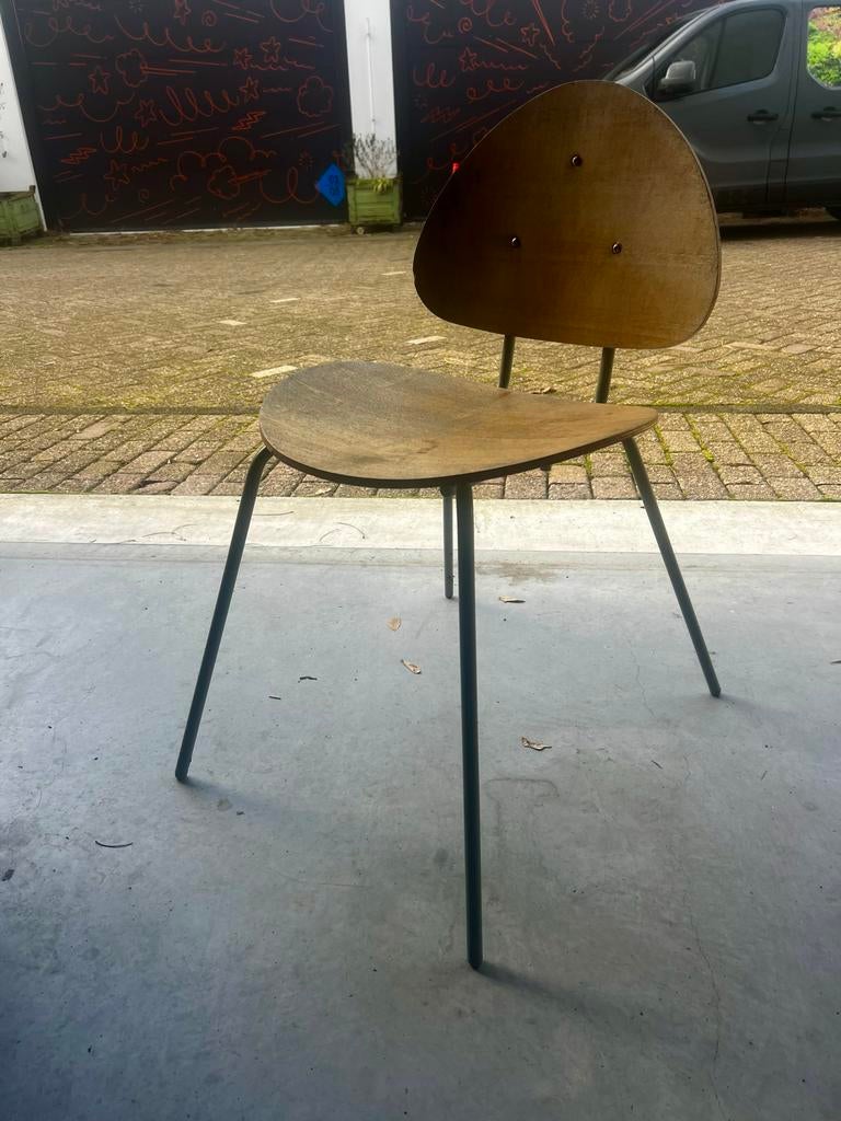 Vintage Houten Stoel - Søstrene Grene Design, Gebruikt, Bruin, Ophalen of Verzenden, Eén