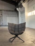 B&B italia Husk Fauteuil (NIEUWSTAAT), Huis en Inrichting, Stoel fauteuil zitstoel draaistoel, Hout, 75 tot 100 cm, Ophalen of Verzenden