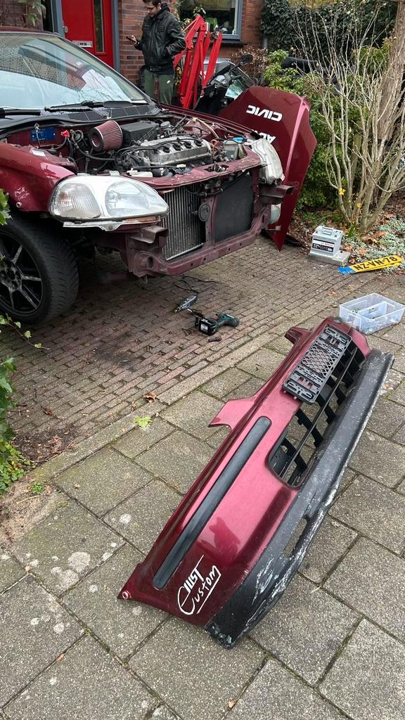 Voorbumper met lip honda civic ej9, Auto diversen, Auto-accessoires, Ophalen of Verzenden