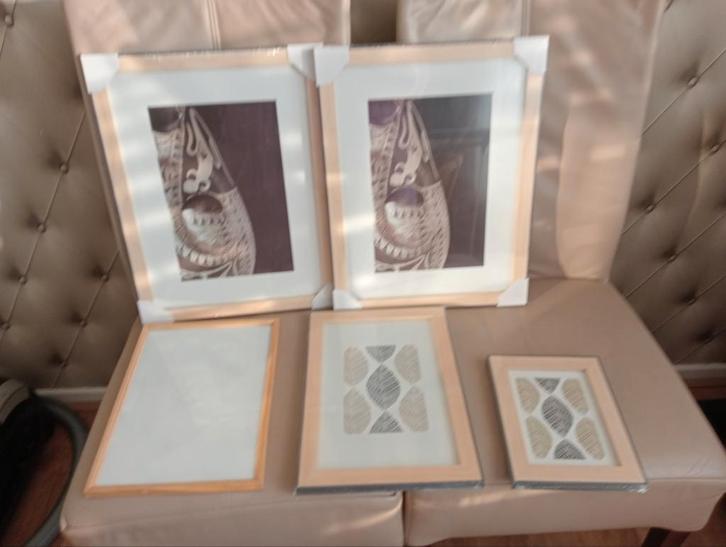 Diverse lijsten - 5 stuks, Huis en Inrichting, Woonaccessoires | Schilderijen, Tekeningen en Foto's, Gebruikt, Overige typen, Minder dan 50 cm