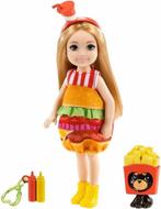 Barbie Skipper Chelsea met Hamburger jurk ( Nieuw), Nieuw, Ophalen of Verzenden, Barbie