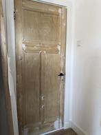 Mooie vintage landelijk houten paneeldeuren 3-vlaks, Doe-het-zelf en Verbouw, Deuren en Horren, Ophalen, Gebruikt, 80 tot 100 cm
