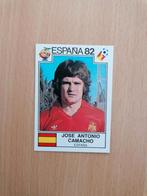 Panini WK 82 #295 Jose Camacho., Ophalen of Verzenden, Zo goed als nieuw, Sticker