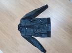 Stoere lederlook zwarte jas, Ophalen of Verzenden, Zo goed als nieuw, Jongen, Jas