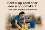 Regio Roosendaal, Vacatures, Vacatures | Schoonmaak en Facilitaire diensten, 33 - 40 uur, Overige niveaus, Overige vormen
