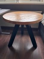 Ronde eettafel 80 cm mangohout, Huis en Inrichting, Tafels | Eettafels, Ophalen of Verzenden, Zo goed als nieuw, Rond, 50 tot 100 cm