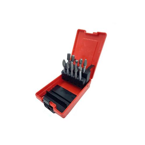 10-delige Hardmetalen Carbide Freesset, Hobby en Vrije tijd, Knutselen, Nieuw, Gereedschap of Toebehoren, Verzenden