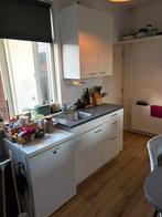 Complete keuken - vaatwasser - afzuigkap - gasfornuis - oven, Ophalen of Verzenden, Zo goed als nieuw, Hout, U-keuken