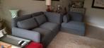Slaapbank en div.elementen Ikea vallentuna, Ophalen, Blauw, Tweepersoons, 140 cm