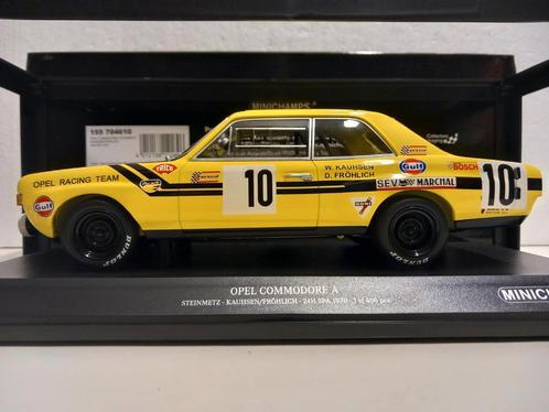 Opel Commodore A #10 geel 1970 Minichamps Limited 1:18 KRD, Hobby en Vrije tijd, Modelauto's | 1:18, Zo goed als nieuw, Auto, MiniChamps