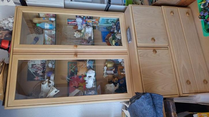 Hulsta kasten, Huis en Inrichting, Kasten | Vitrinekasten, Gebruikt, 50 tot 100 cm, 25 tot 50 cm, Ophalen