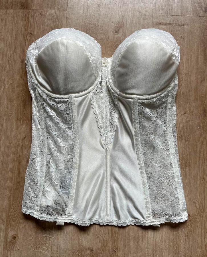 Poirier bruidstorselet, Kleding | Dames, Trouwkleding en Trouwaccessoires, Gedragen, Accessoires, Wit, Ophalen