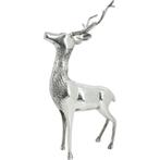 Beeld staand hert aluminium kleur zilver 77 cm, Verzamelen, Nieuw, Ophalen of Verzenden, Dier