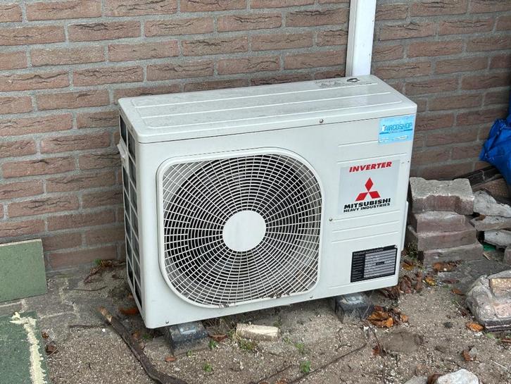 Mitsubishi Heavy Industries airco SRK50ZS-W, Witgoed en Apparatuur, Airco's, Gebruikt, Wandairco, 100 m³ of groter, 3 snelheden of meer