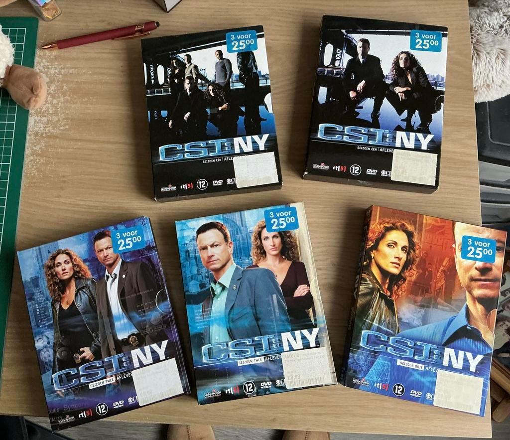 CSI New York DVD 5 x Boxset, Boxset, Ophalen of Verzenden, Zo goed als nieuw, Vanaf 12 jaar