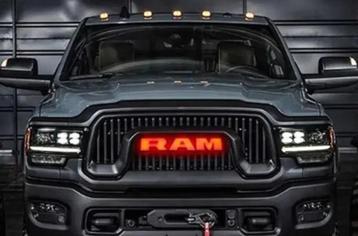 Iluminated Logo Front Grill Dust Black Red Light DT 19+ beschikbaar voor biedingen