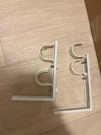 Ikea Kledingroede RÄCKA/HUGAD, Gebruikt, 100 tot 150 cm, Wit, Ophalen of Verzenden