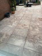 GRATIS TERRAS TEGELS, Tuin en Terras, Tegels en Klinkers, Gebruikt, Ophalen of Verzenden, 10 m² of meer, Beton