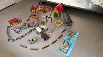 Playmobil Paardrijclub, Wedstrijdpiste en Boerderij beschikbaar voor biedingen