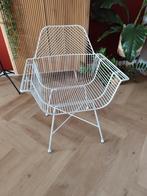 Draadstoel wit, Ophalen, Wit, Zo goed als nieuw, Metaal